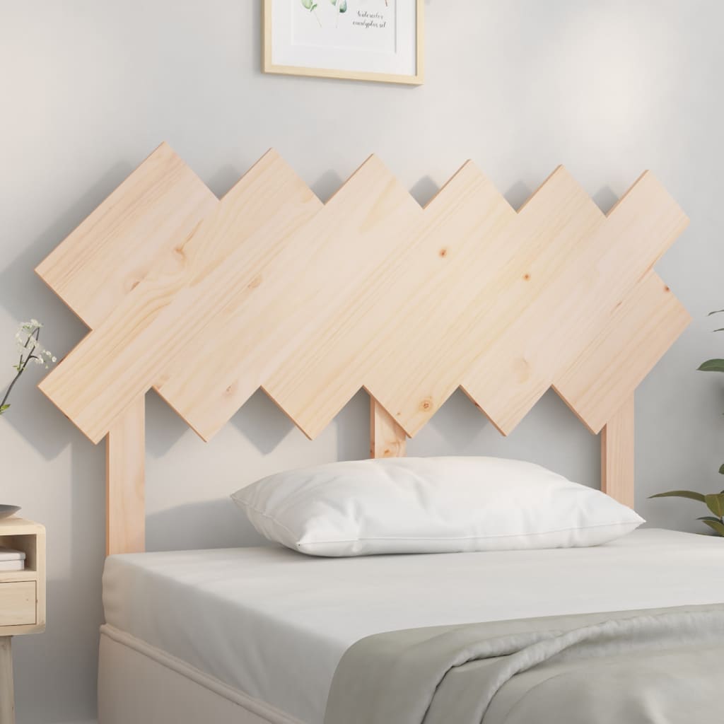 Bed Headboard 196X3X80.5 Cm Solid Wood Pine