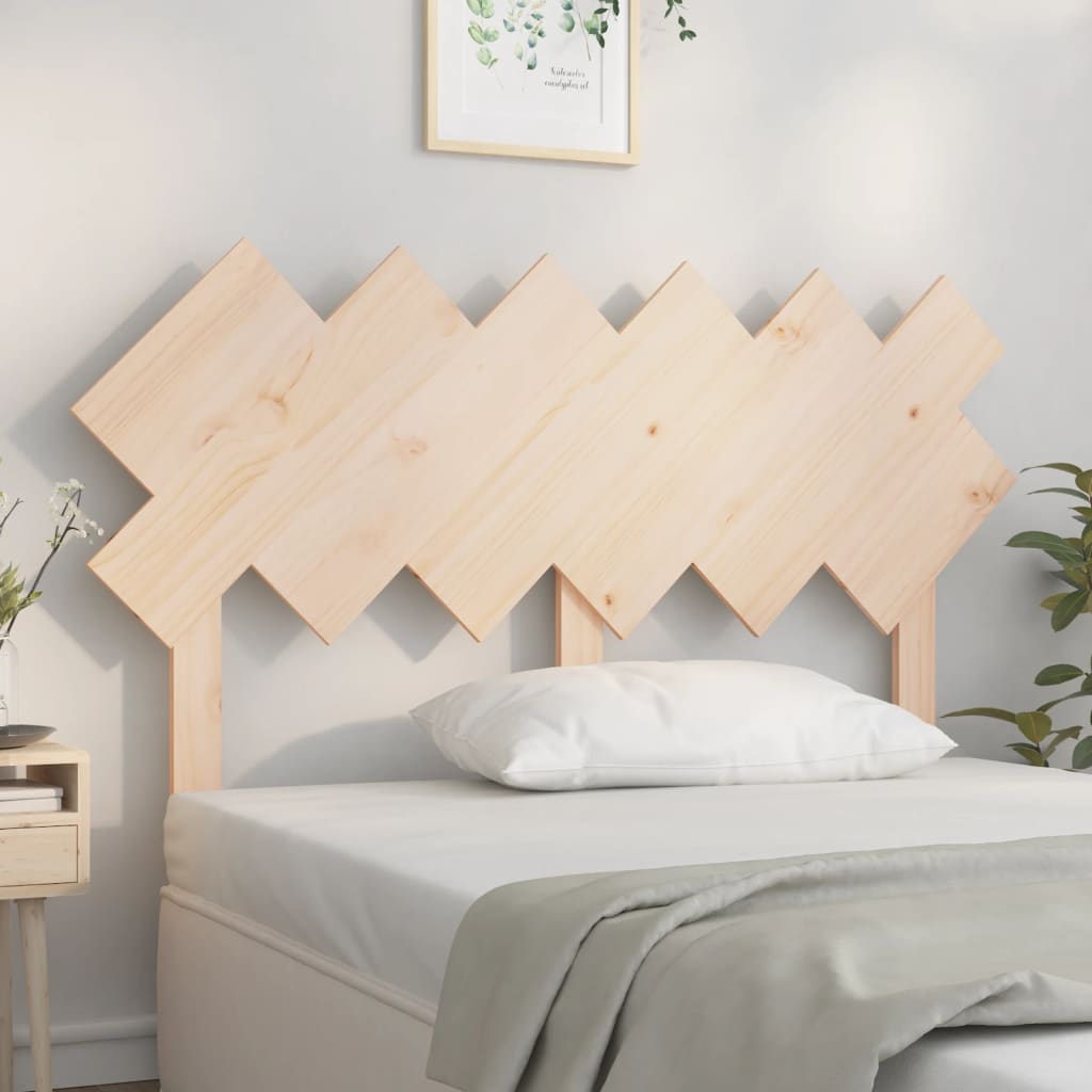 Bed Headboard 196X3X80.5 Cm Solid Wood Pine