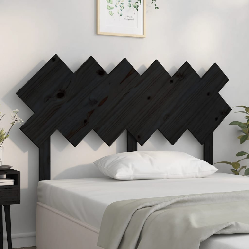 Bed Headboard 196X3X80.5 Cm Solid Wood Pine