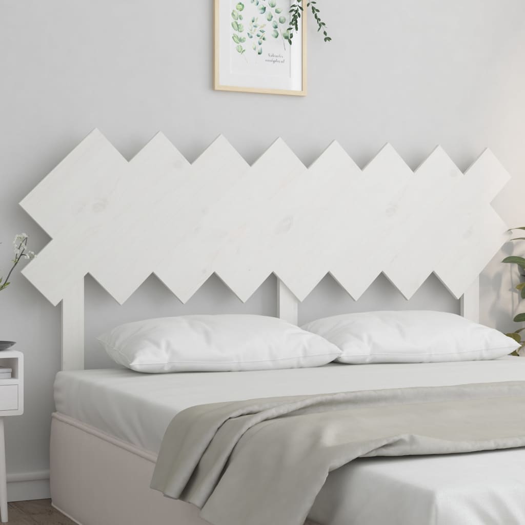Bed Headboard 196X3X80.5 Cm Solid Wood Pine
