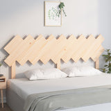 Bed Headboard 196X3X80.5 Cm Solid Wood Pine