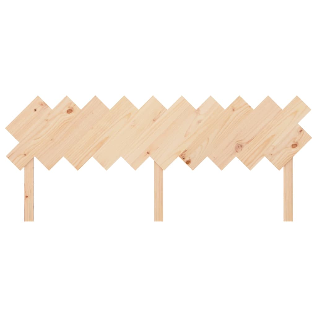 Bed Headboard 196X3X80.5 Cm Solid Wood Pine