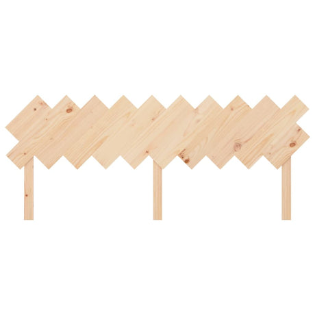 Bed Headboard 196X3X80.5 Cm Solid Wood Pine