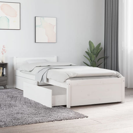 3103488  Bed Frame Without Mattress With Drawers (815034+814989)