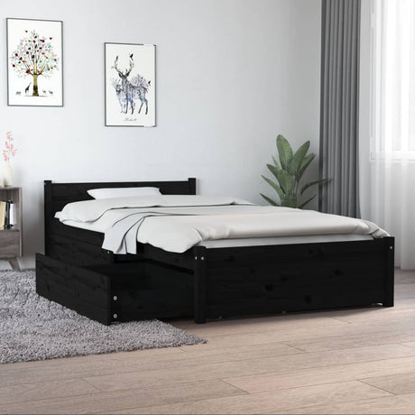 3103488  Bed Frame Without Mattress With Drawers (815034+814989)