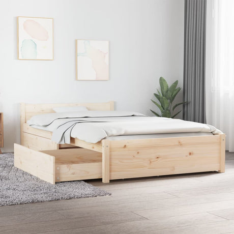 3103488  Bed Frame Without Mattress With Drawers (815034+814989)