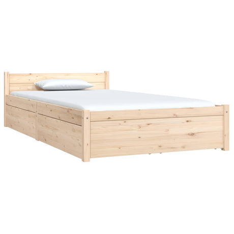 3103488  Bed Frame Without Mattress With Drawers (815034+814989)