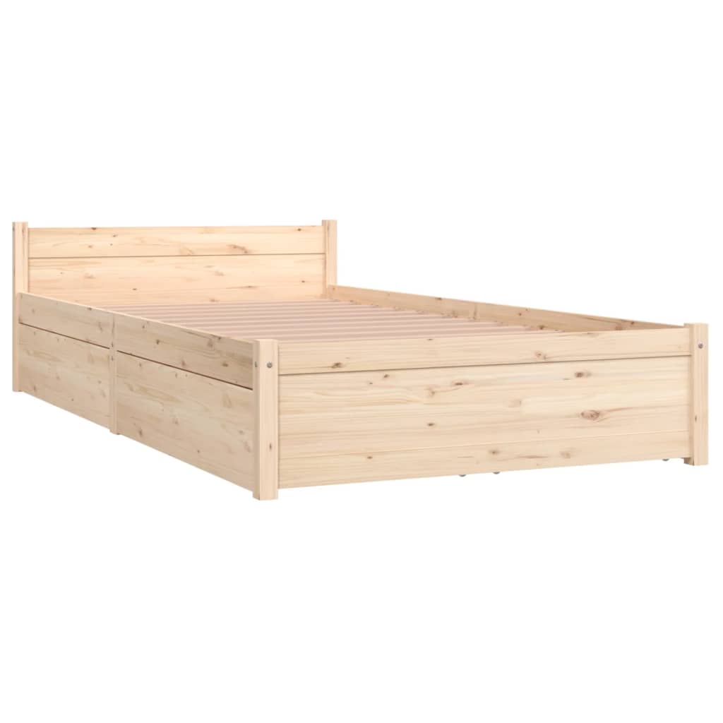 3103488  Bed Frame Without Mattress With Drawers (815034+814989)