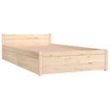 3103488  Bed Frame Without Mattress With Drawers (815034+814989)