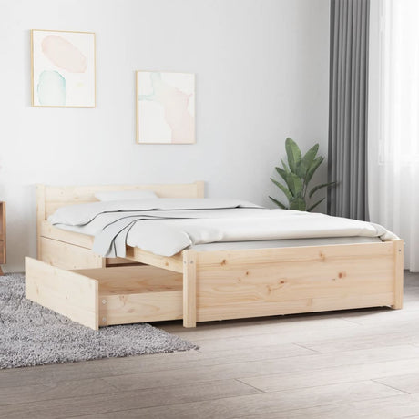 3103488  Bed Frame Without Mattress With Drawers (815034+814989)