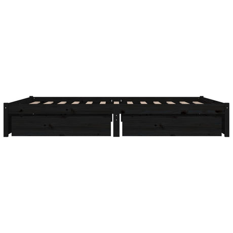 3103507  Bed Frame Without Mattress With Drawers (814933+814998)