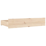 Bed Frame without Mattress with Drawers King Size
