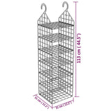 Hanging Closet Organiser With 7 Shelves