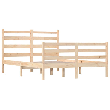 Bed Frame Without Mattress Solid Wood Pine