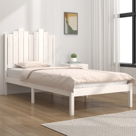 3103772  Bed Frame Without Mattress Solid Wood (810011+818459)