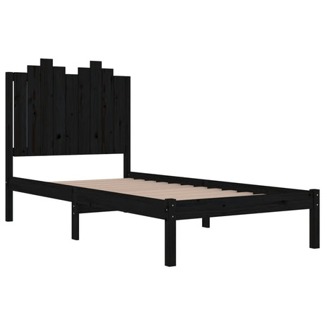 3103772  Bed Frame Without Mattress Solid Wood (810011+818459)