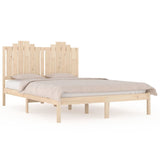 Bed Frame without Mattress Solid Wood Super King