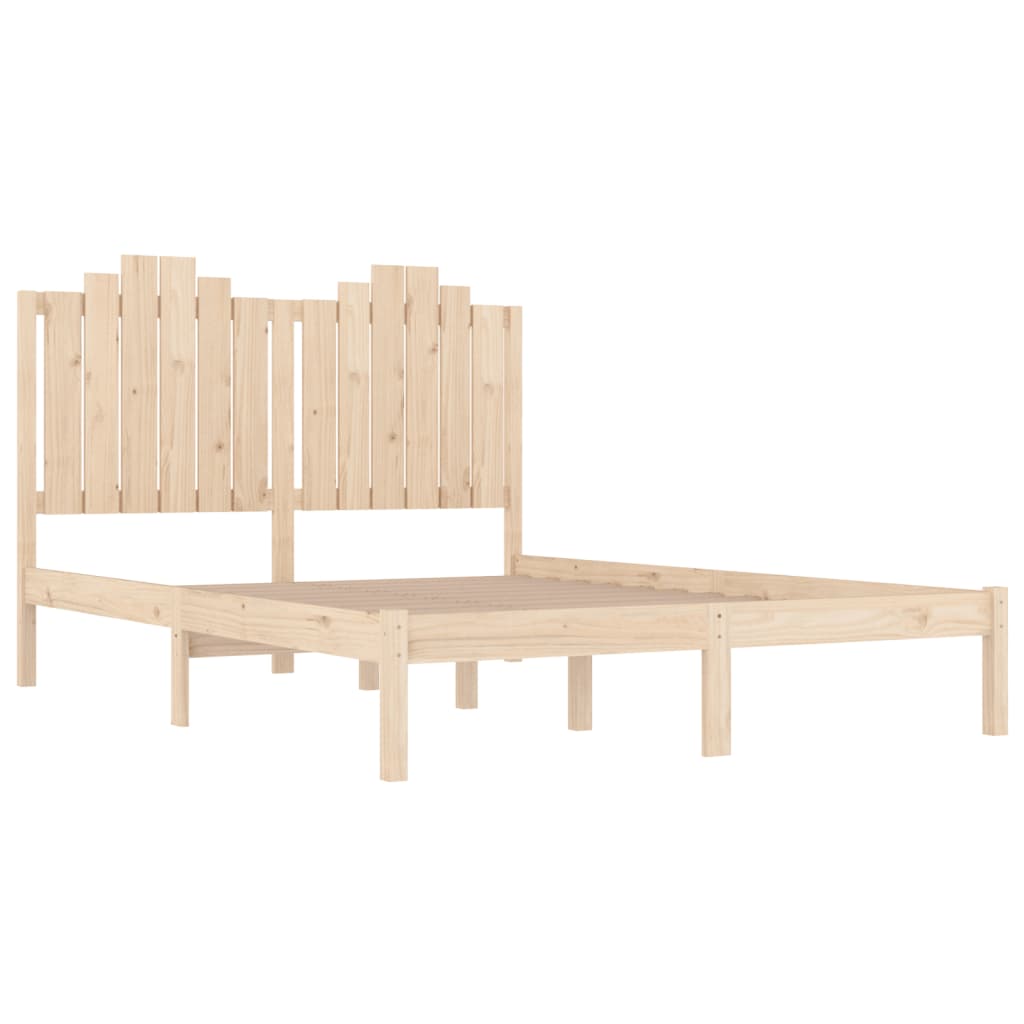 Bed Frame without Mattress Solid Wood Super King