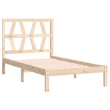 Bed Frame without Mattress Solid Wood Single