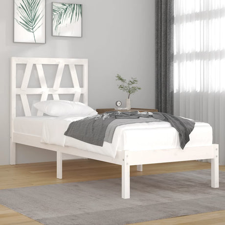 3104018  Bed Frame Without Mattress Solid Wood (810037+818640)