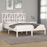 3104018  Bed Frame Without Mattress Solid Wood (810037+818640)