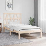 3104018  Bed Frame Without Mattress Solid Wood (810037+818640)