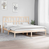 3104018  Bed Frame Without Mattress Solid Wood (810037+818640)