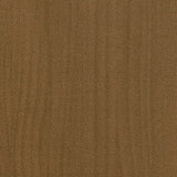 3104086 vidaXL Bed Frame without Mattress Honey Brown Solid Wood 200x200 cm (810040+818693)