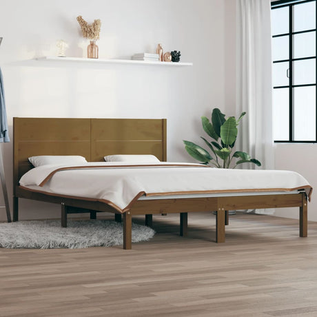 Bed Frame Without Mattress Solid Wood Pine