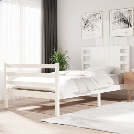 Bed Frame Without Mattress King Size Solid Wood Pine