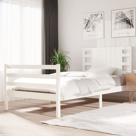 Bed Frame Without Mattress King Size Solid Wood Pine