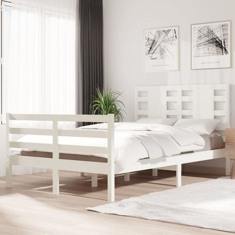 Bed Frame Without Mattress King Size Solid Wood Pine