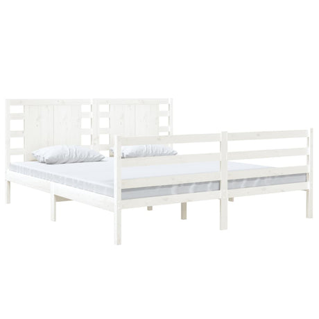Bed Frame Without Mattress King Size Solid Wood Pine