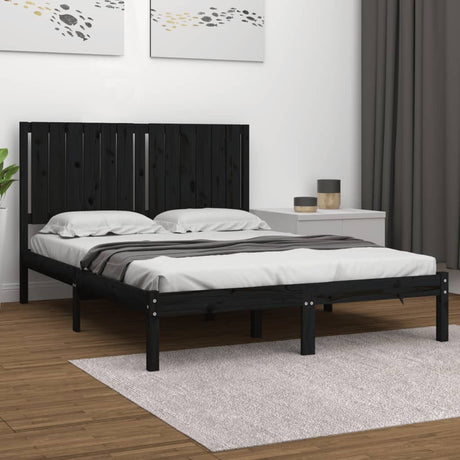 Bed Frame Without Mattress Solid Wood Pine