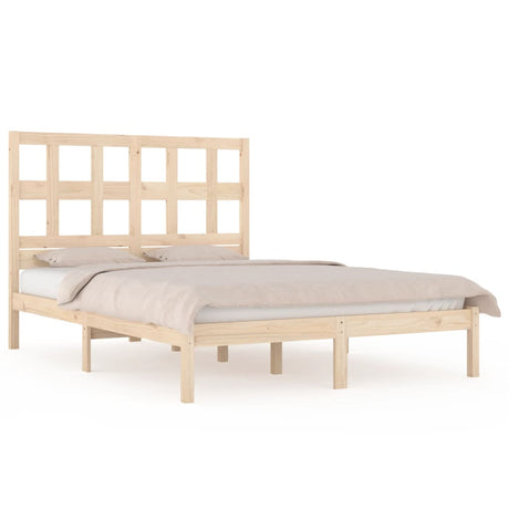 Bed Frame Without Mattress Solid Wood Pine