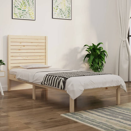 Bed Frame Without Mattress Small Double Solid Wood