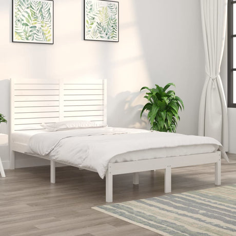 Bed Frame Without Mattress Small Double Solid Wood