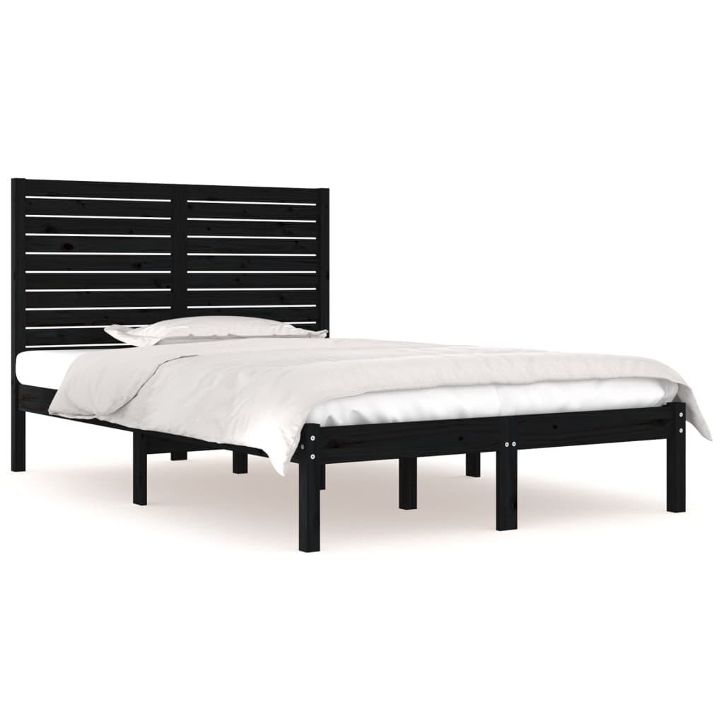 Bed Frame Without Mattress Small Double Solid Wood