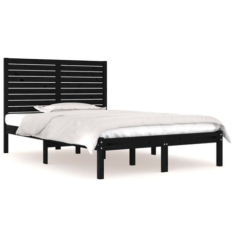 Bed Frame Without Mattress Small Double Solid Wood
