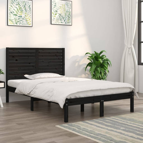 Bed Frame Without Mattress Small Double Solid Wood