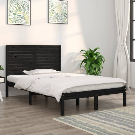 Bed Frame Without Mattress Small Double Solid Wood
