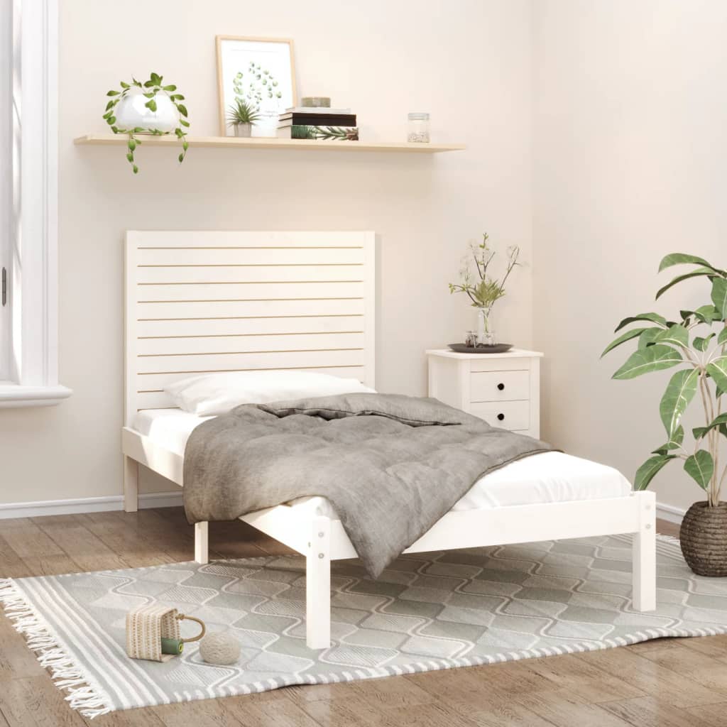 Bed Frame Without Mattress Small Double Solid Wood