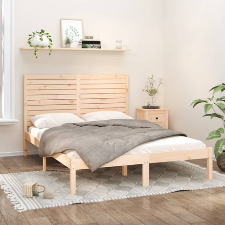 Bed Frame Without Mattress Small Double Solid Wood