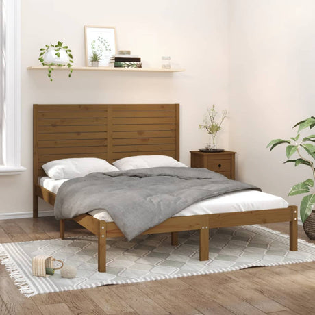 Bed Frame Without Mattress Small Double Solid Wood