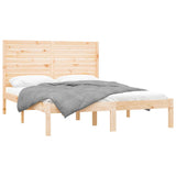 Bed Frame without Mattress 140x200 cm Solid Wood