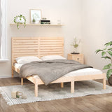 Bed Frame without Mattress 140x200 cm Solid Wood