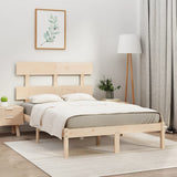Bed Frame Without Mattress Small Double Solid Wood