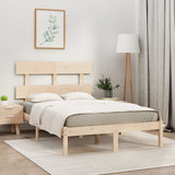 Bed Frame Without Mattress Small Double Solid Wood