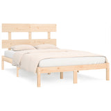 Bed Frame without Mattress 200x200 cm Solid Wood