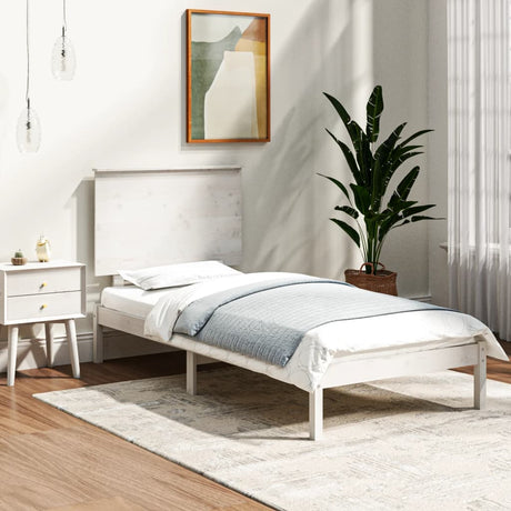 Bed Frame Without Mattress Solid Wood Pine
